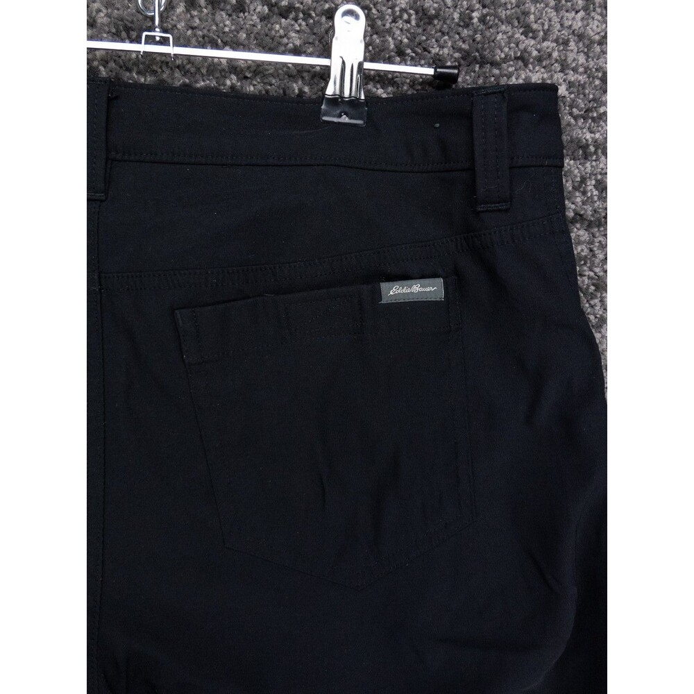 Eddie Bauer Pants Mens 32x30 Black Fleece Lined Tech Side Cargo Pocket Gorpcore - Picture 15 of 16